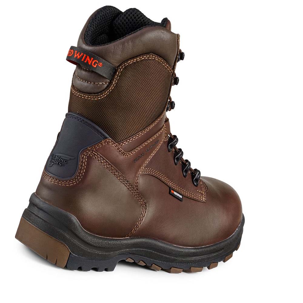 Red Wing King Toe® 8-inch Insulated, CSA Safety Toe Men's Waterproof Boots Coffee | ZA 361HAP